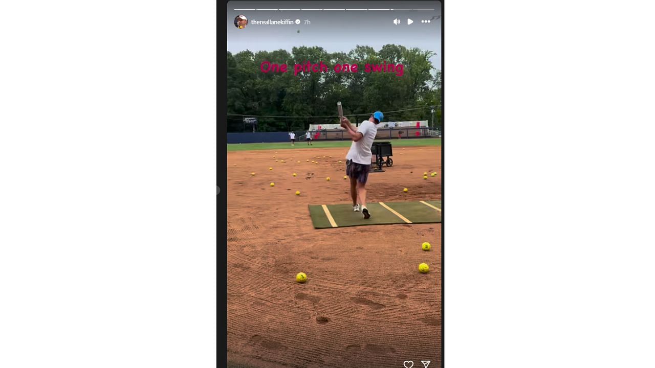 Lane Kiffin's Instagram story